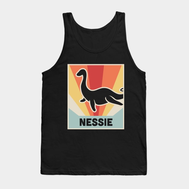 NESSIE – Vintage Loch Ness Monster Tank Top by MeatMan